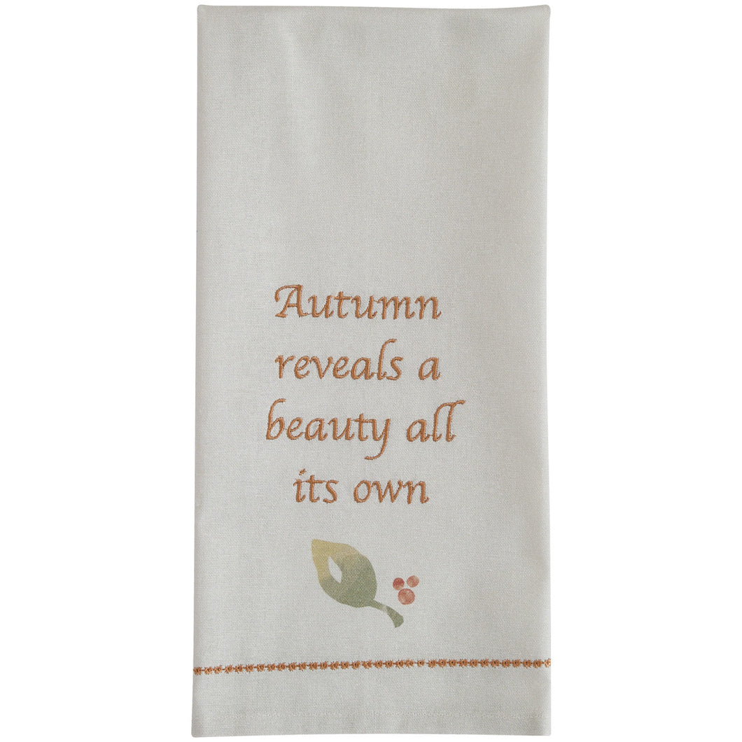 Autumn Reveals Dishtowel