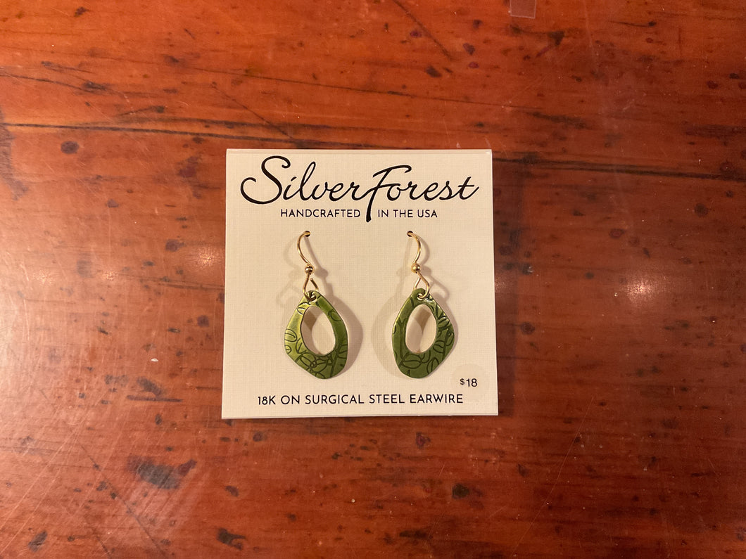 Silver Forest Earrings