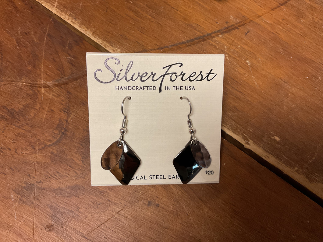 Silver Forest Earrings