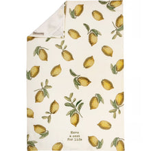 Load image into Gallery viewer, Embroidered Fruit Kitchen Towel
