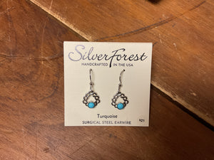 Silver Forest Earrings