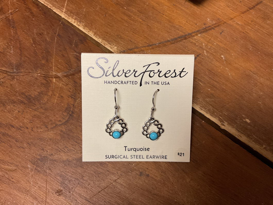 Silver Forest Earrings