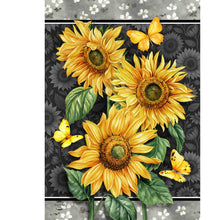Load image into Gallery viewer, Elegant Sunflowers Garden Flag
