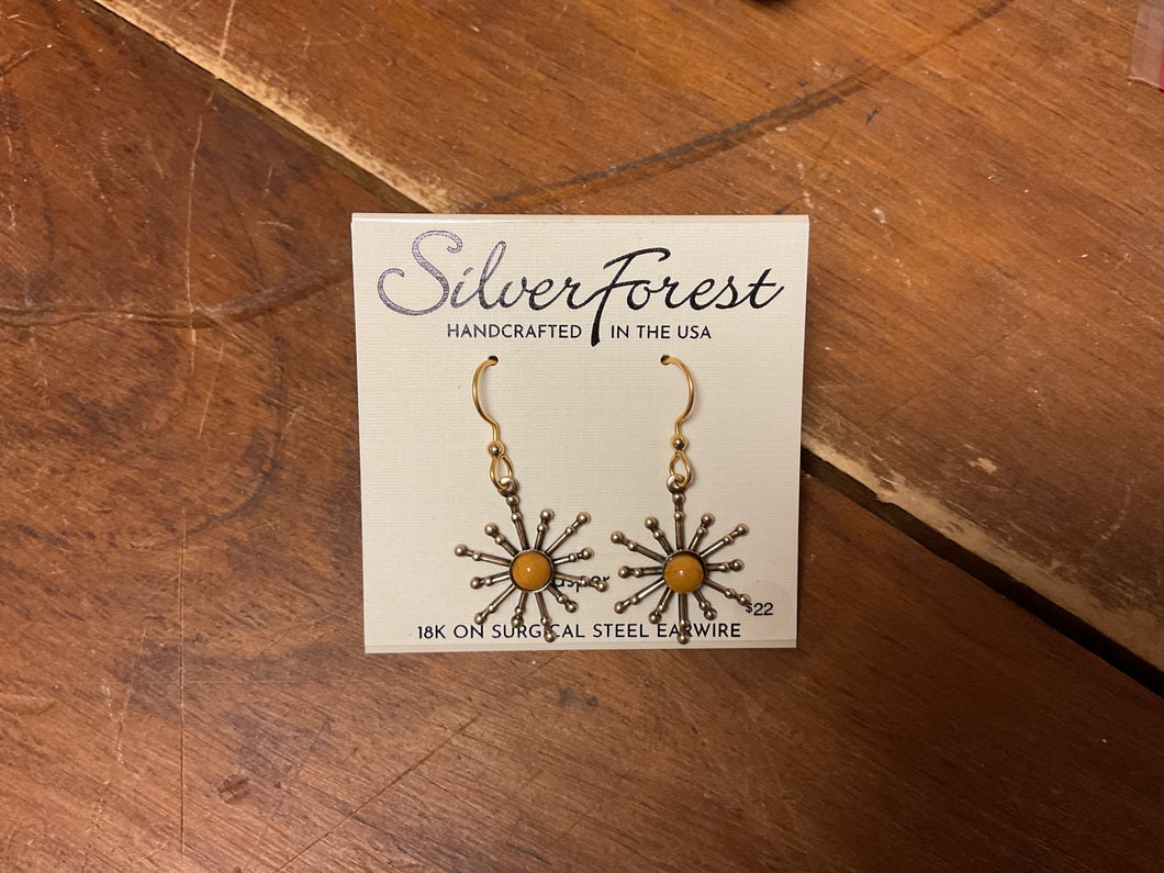 Silver Forest Earrings