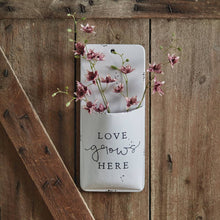 Load image into Gallery viewer, Love Grows Here Wall Pocket
