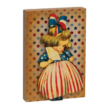 Load image into Gallery viewer, Americana Girl Block
