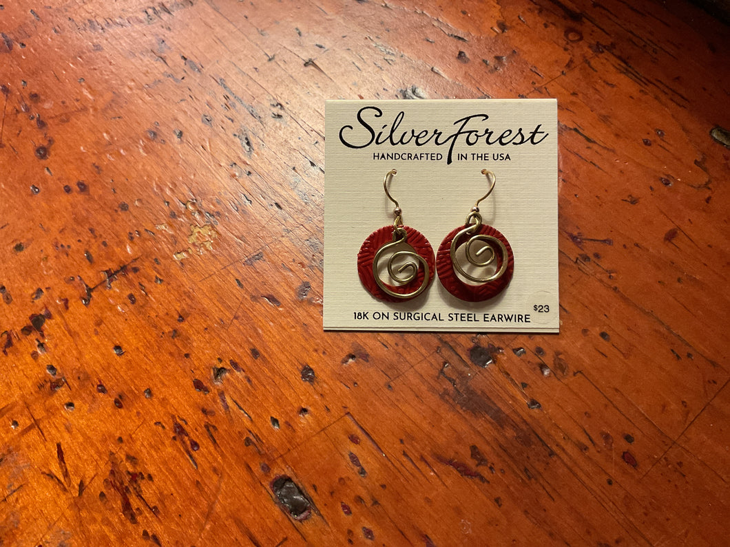 Silver Forest Earrings