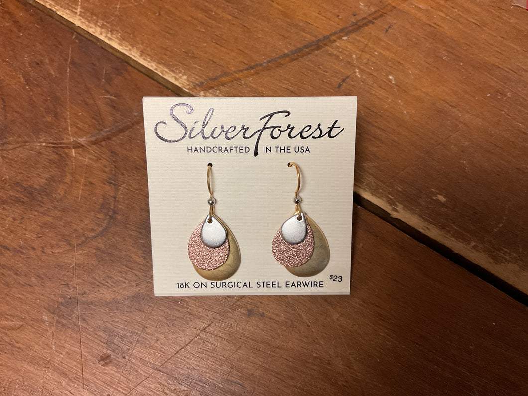 Silver Forest Earrings