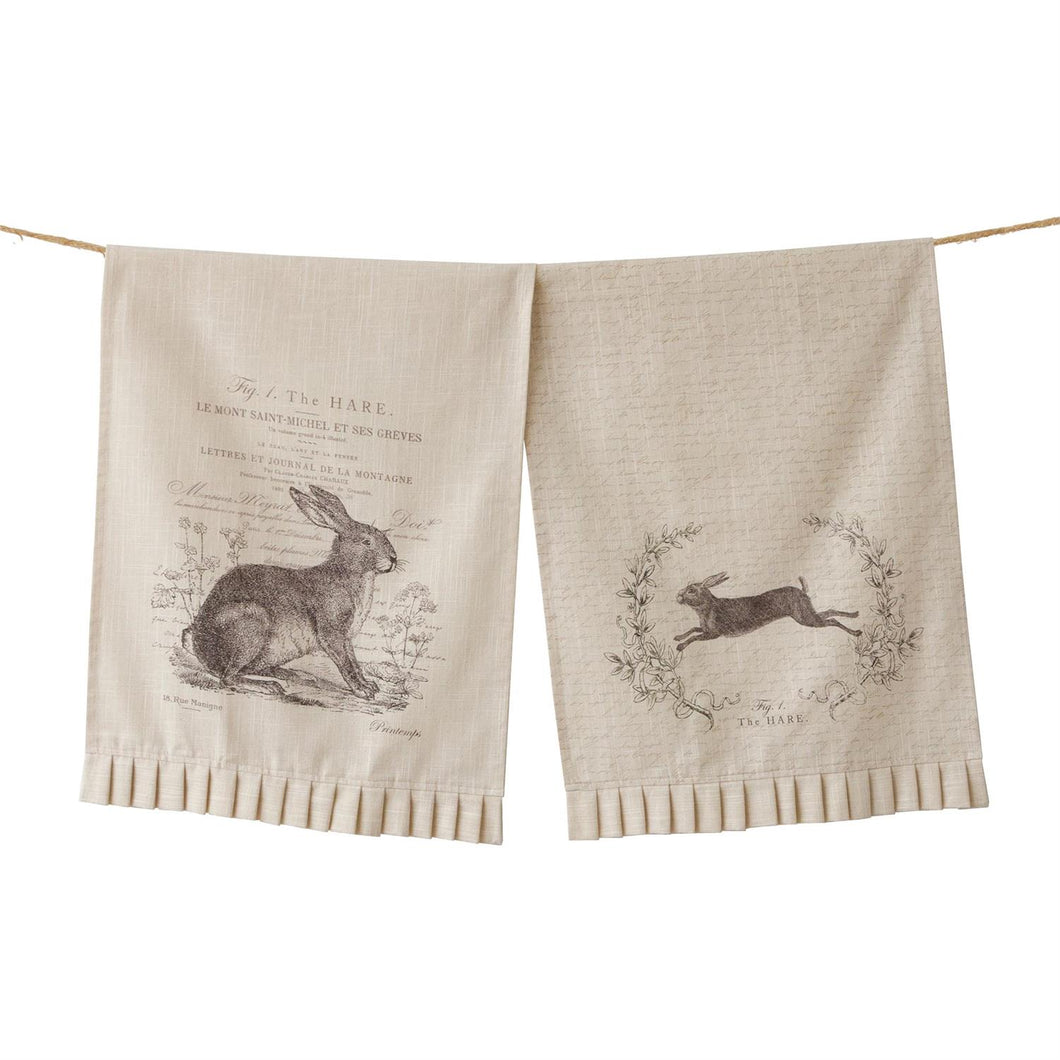 The Hare Tea Towel Set