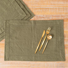 Load image into Gallery viewer, Placemat - Stonewashed Linen Blend
