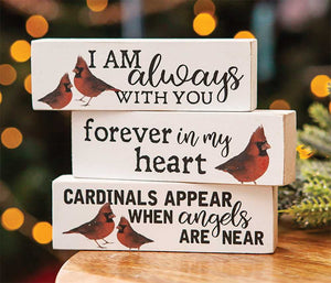 Always With You Cardinal Blocks