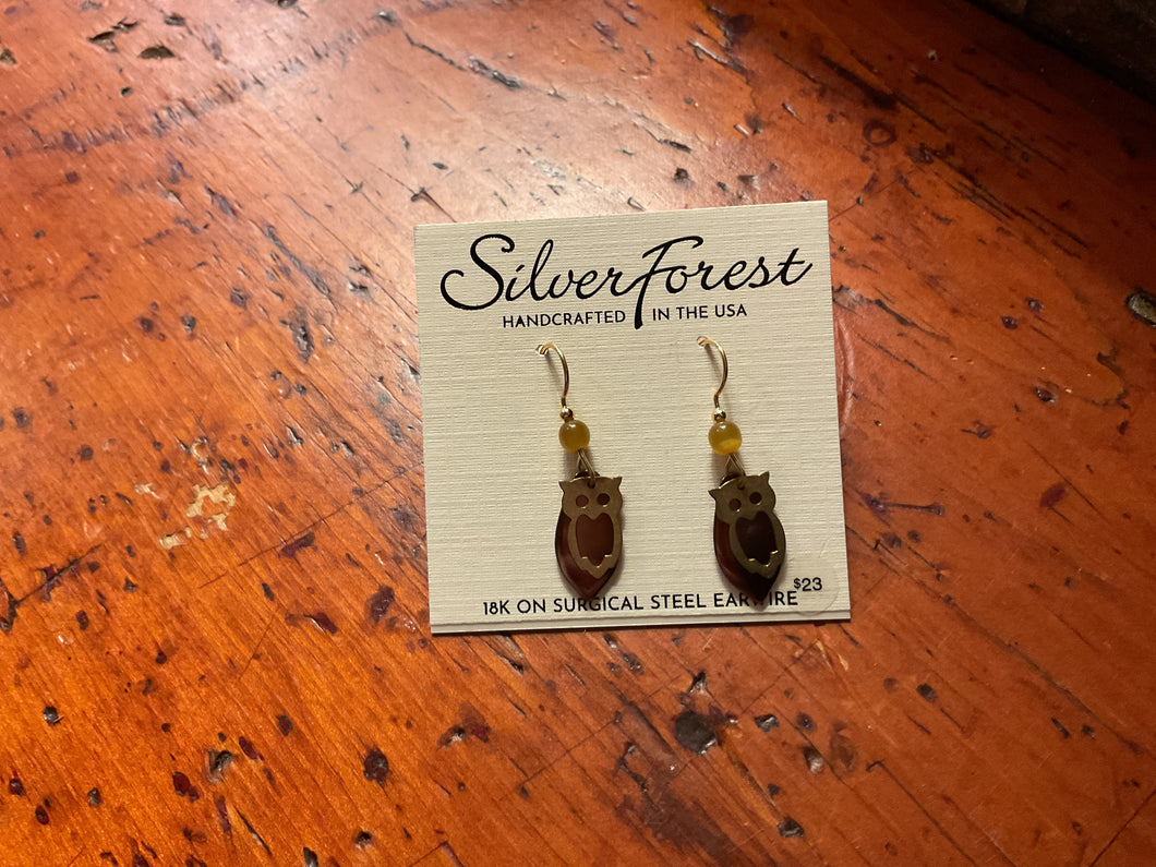 Silver Forest Earrings