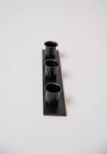 Load image into Gallery viewer, Iron Three Candle Windowsill Taper Holder
