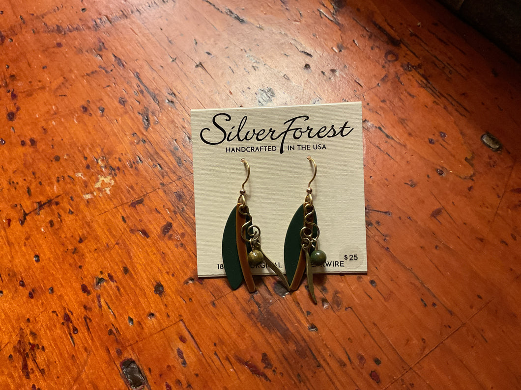 Silver Forest Earrings