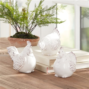 Ceramic Chicken Figure