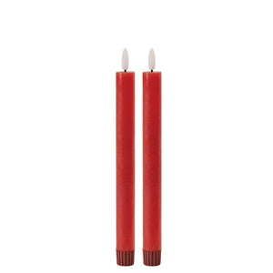 Flameless Realistic Wick LED Taper Candles