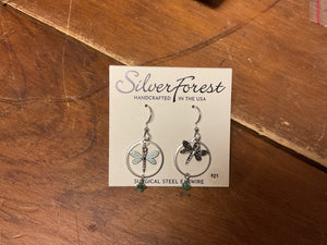 Silver Forest Earrings