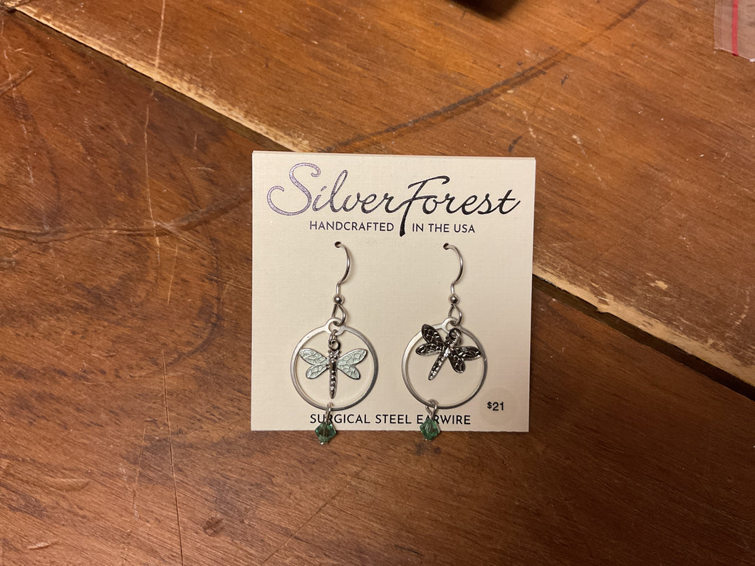 Silver Forest Earrings