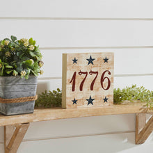 Load image into Gallery viewer, My Country 1776 Block Sign
