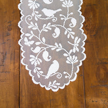 Load image into Gallery viewer, Bristol Garden 14x36 White Lace Table Runner
