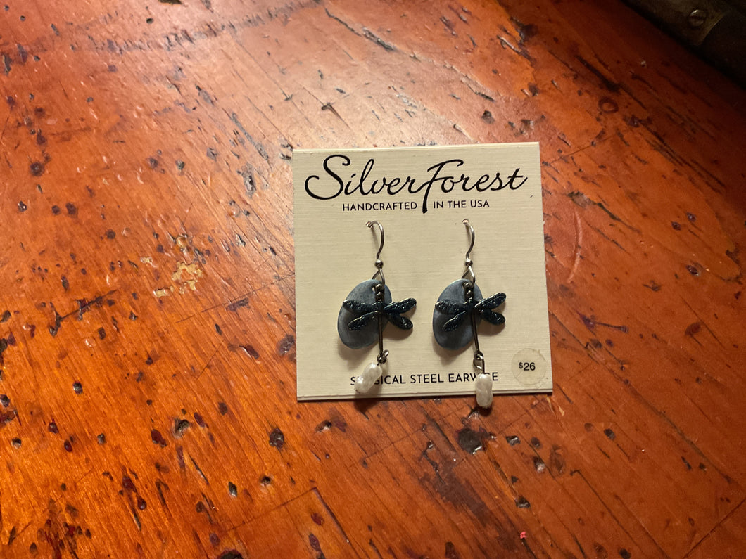 Silver Forest Earrings