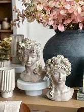 Load image into Gallery viewer, Woman Resin Bust 10.5”

