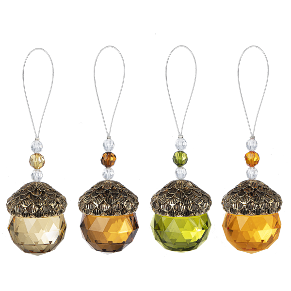 Acrylic Crystal Acorn Ornament