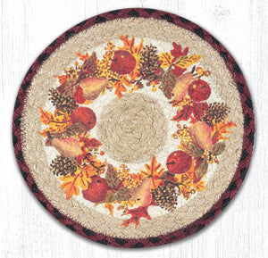 Fall Braided Round Trivet