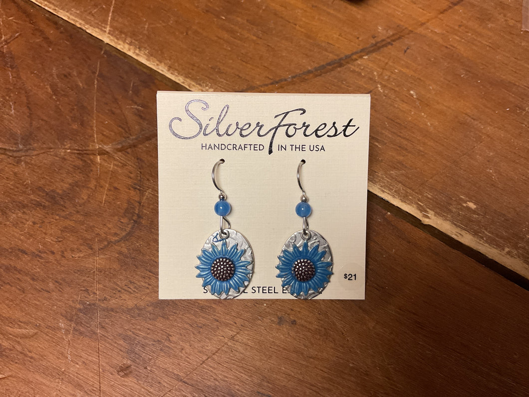 Silver Forest Earrings