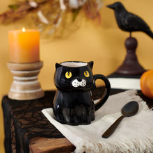 Load image into Gallery viewer, Black Cat Mug

