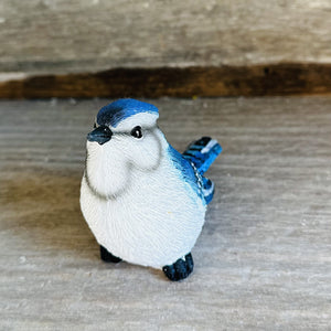 Small Blue Jay Bird Figure