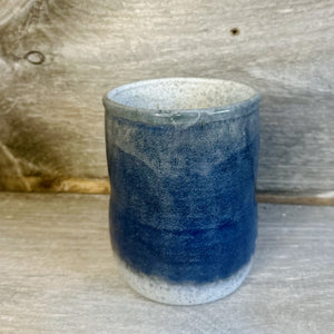 Blue Reactive Glaze Stoneware Crock