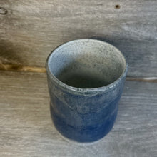 Load image into Gallery viewer, Blue Reactive Glaze Stoneware Crock
