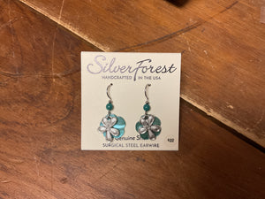 Silver Forest Earrings