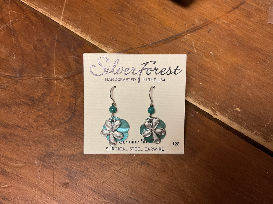 Silver Forest Earrings