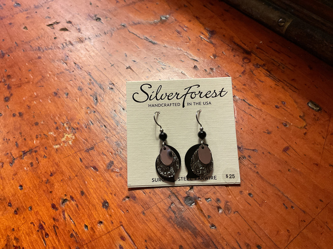 Silver Forest Earrings