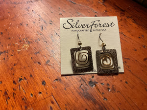 Silver Forest Earrings