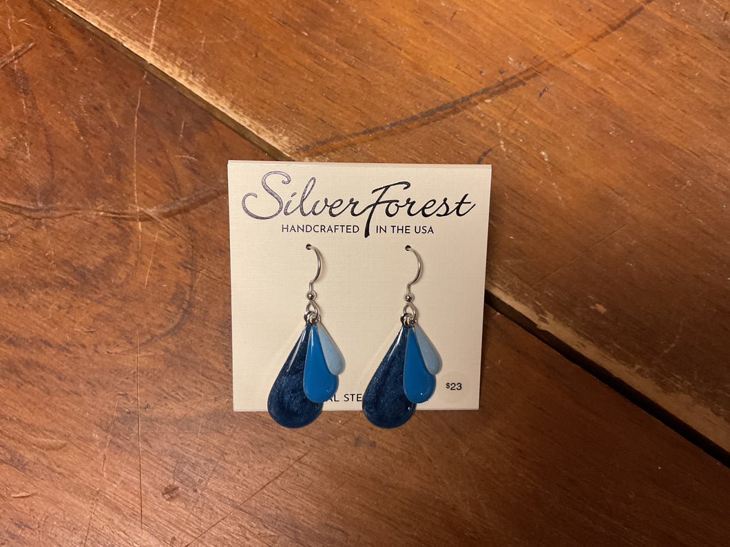 Silver Forest Earrings