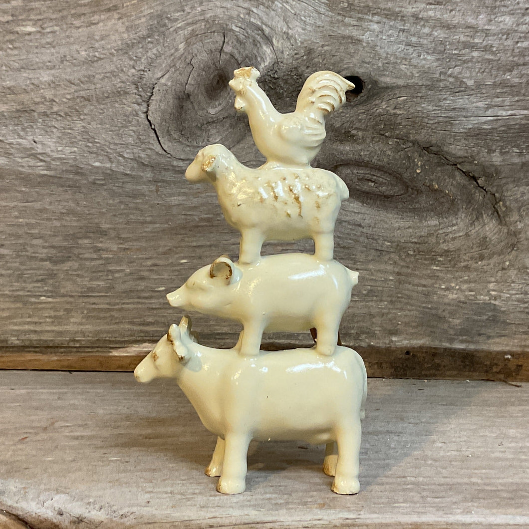 Farm Animal Resin Stack