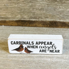 Load image into Gallery viewer, Cardinal Mini Wood Signs
