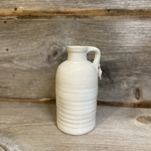 White Ceramic Jug Vase