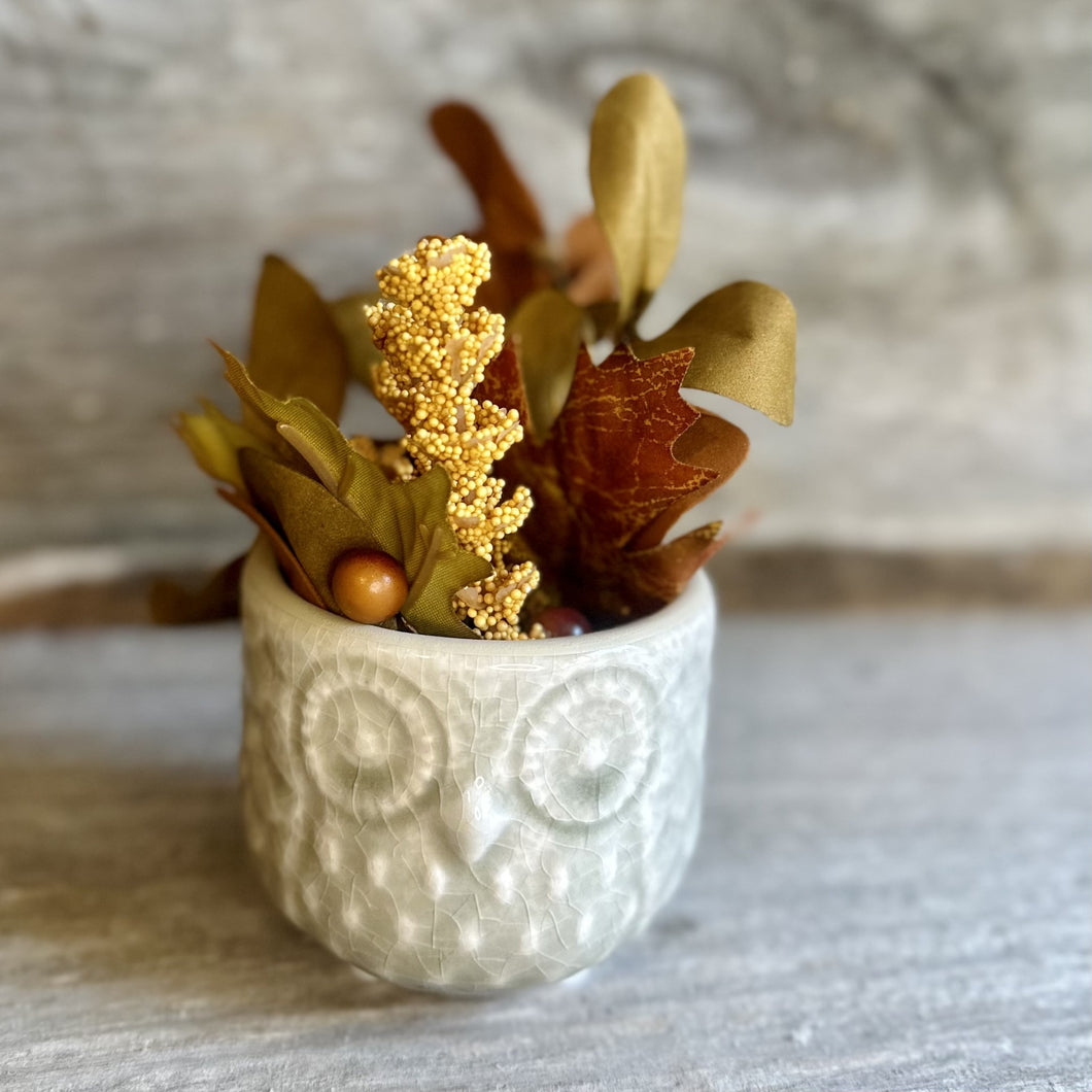 Ceramic Owl Vases