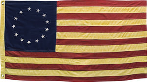 Cotton Primitive Betsy Ross Flag