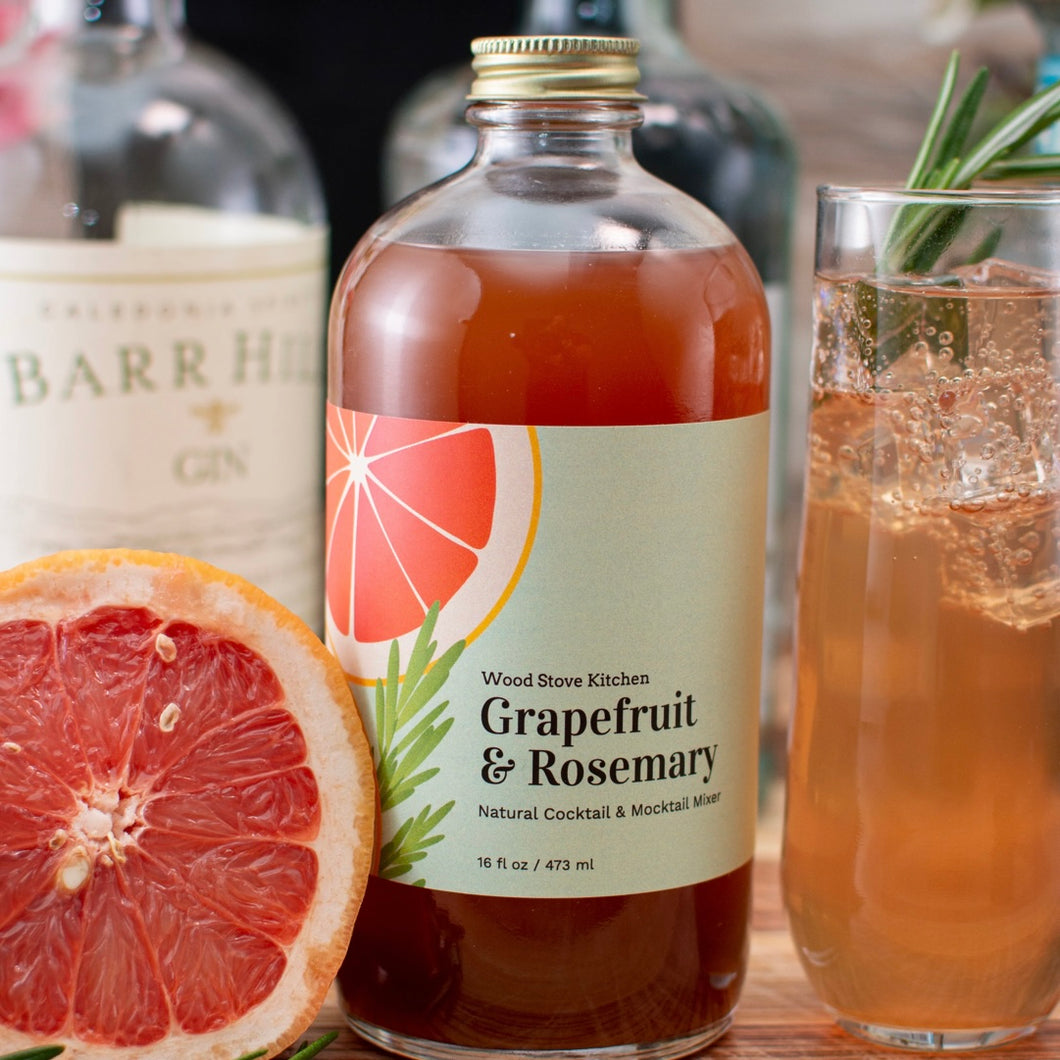 Wood Stove Kitchen Grapefruit & Rosemary Drink Mixer