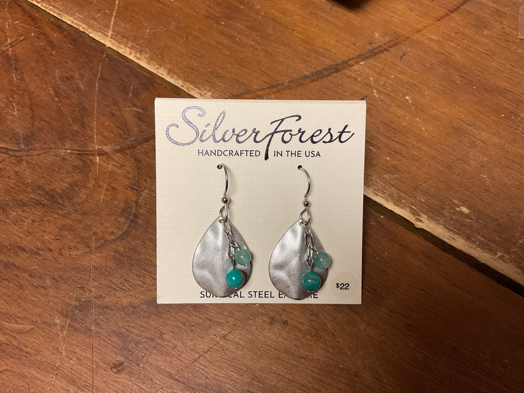 Silver Forest Earrings