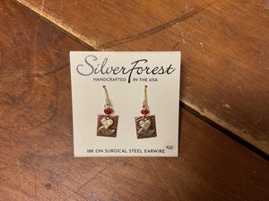 Silver Forest Earrings