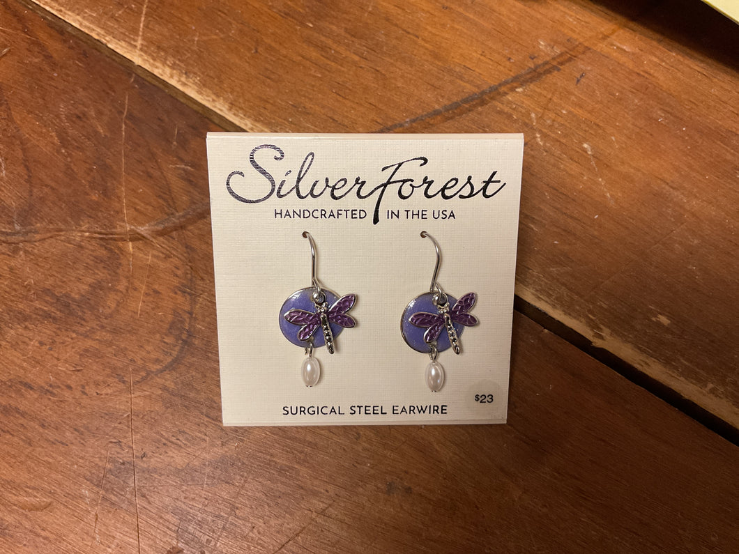 Silver Forest Earrings