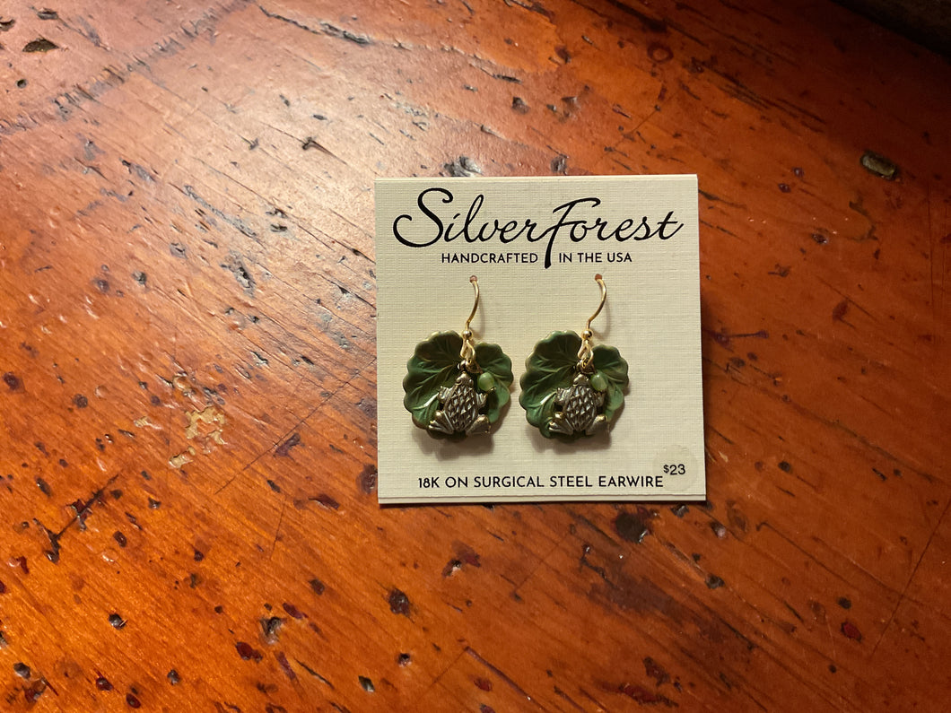 Silver Forest Earrings