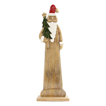 Load image into Gallery viewer, Enamel Santa on Stand
