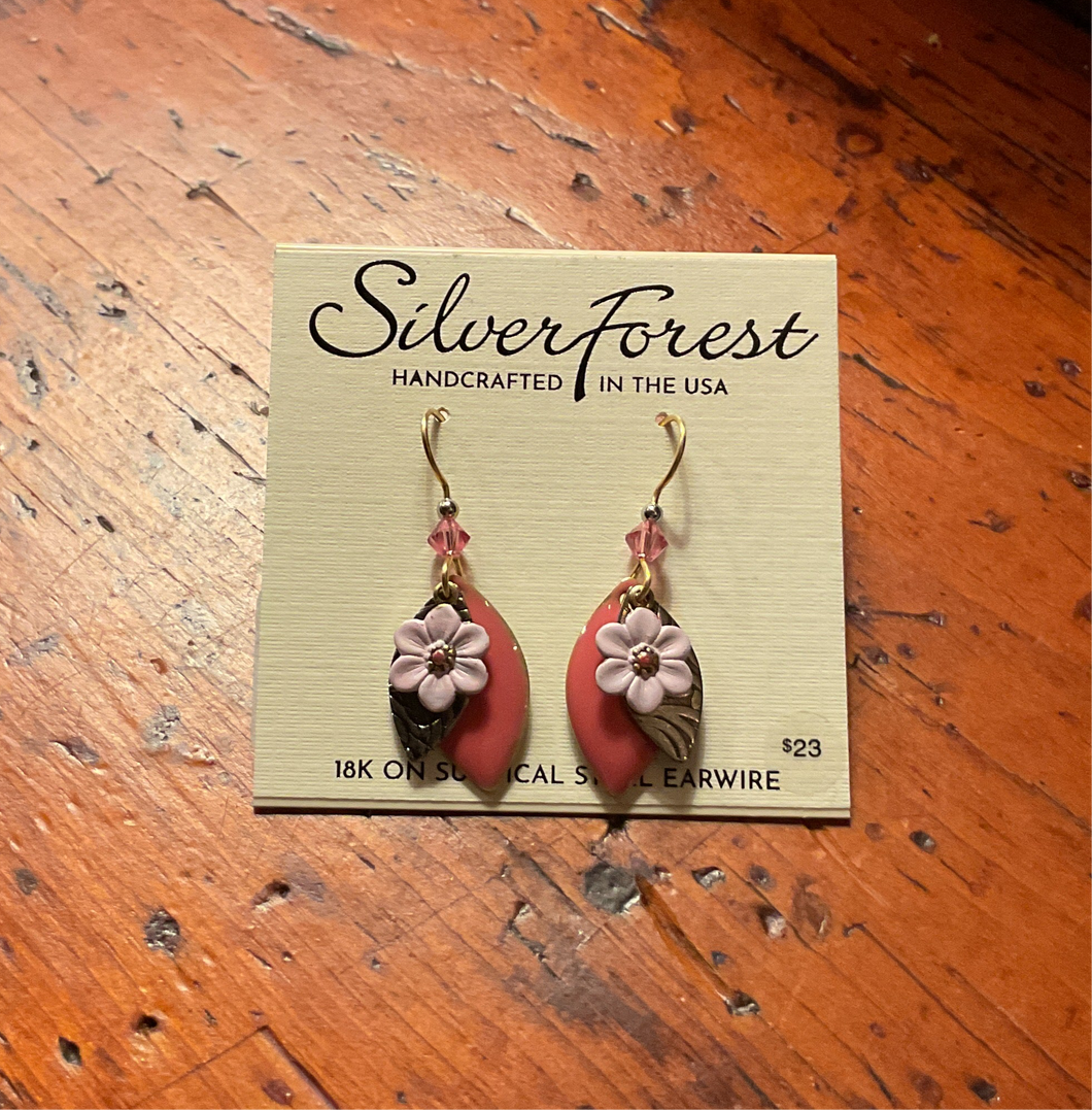 Silver Forest Earrings